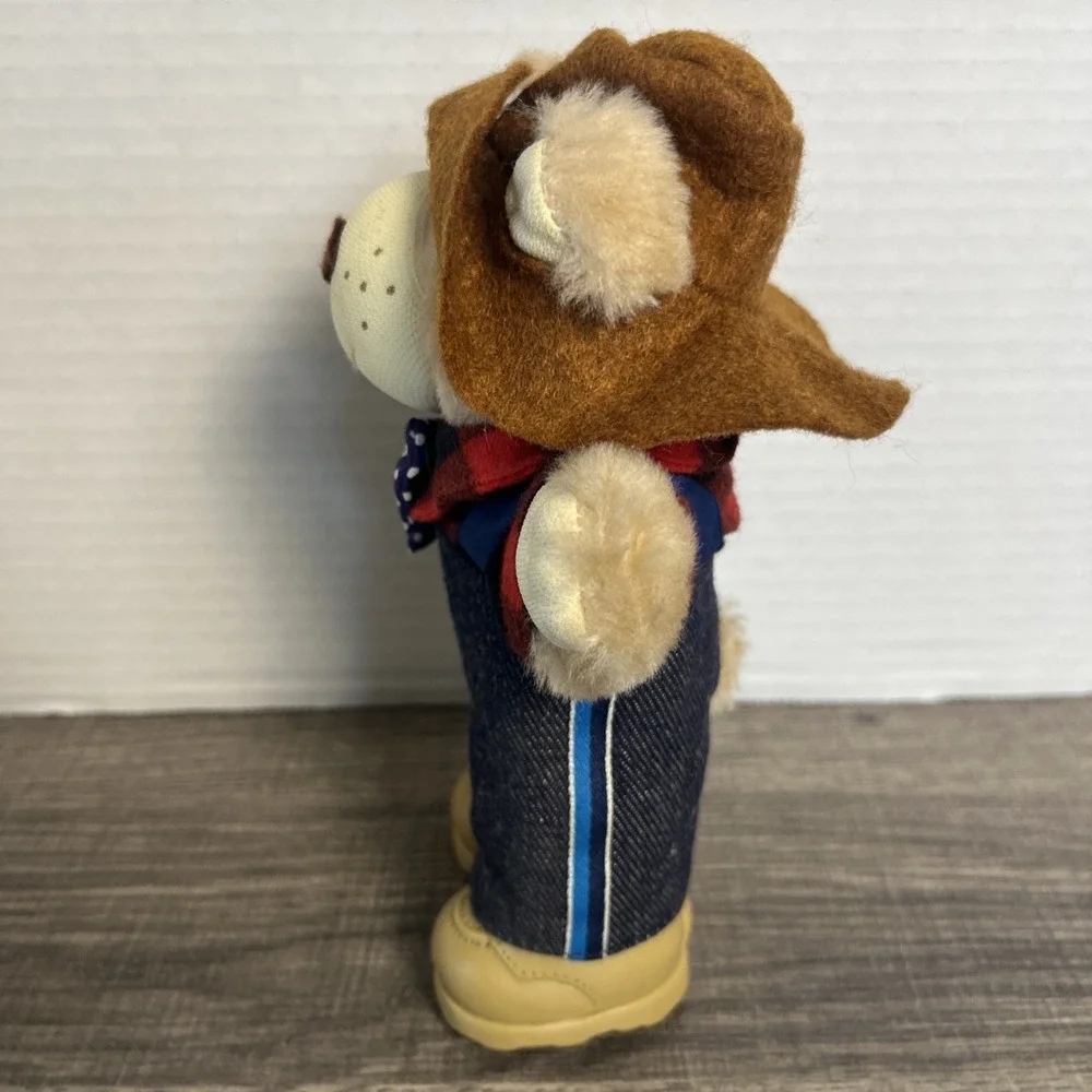 Vintage 1986 Furskins Bears Set Of 2 Dudley & Farrell Wendy's 7